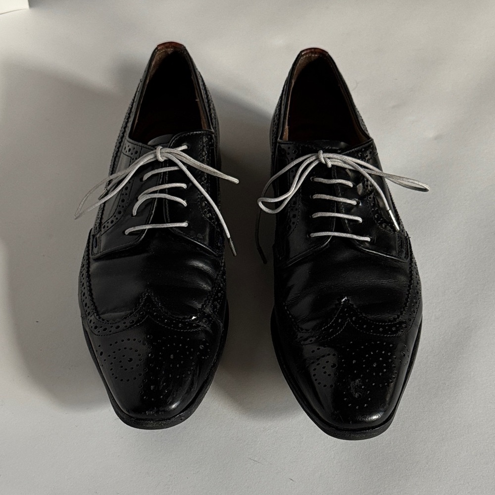 Classic Black Paul Smith Leather Men's Dress Shoes